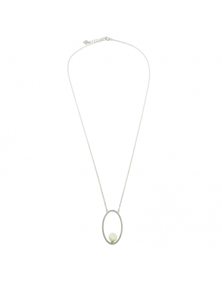 PEARLY OVAL WINTER NECKLACE