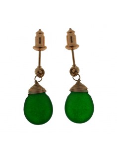 GREEN DROP ROME EARRING AND...