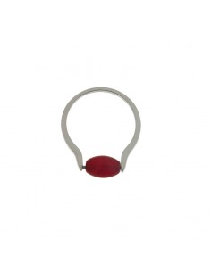 ANILLO ROMA CUENTA ROJA Y...