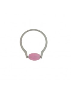 ANILLO ROMA CUENTA ROSA Y...