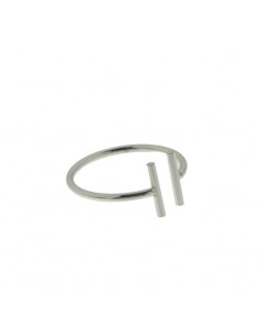 ANILLO LÍNEAS PARALELAS ACERO