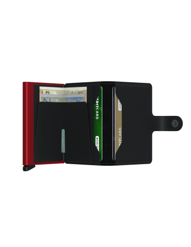 SECRID MINIWALLET MATTE BLACK & NET