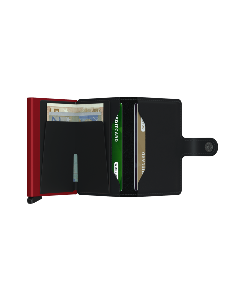 SECRID MINIWALLET MATTE BLACK & NET