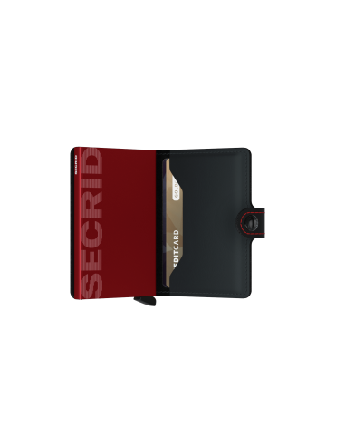 SECRID MINIWALLET MATTE BLACK & NET