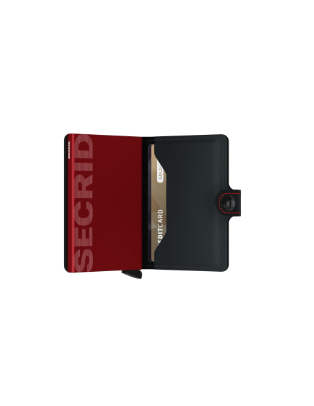 SECRID MINIWALLET MATTE BLACK & NET