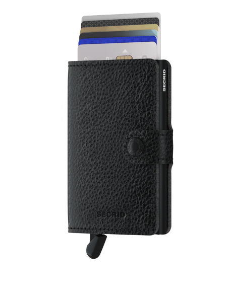 SECRID Cartera Miniwallet Veg Black-Black
