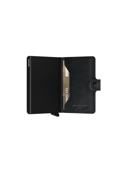 SECRID Cartera Miniwallet Veg Black-Black