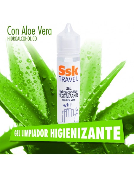 GEL HIGIENIZANTE SSK TRAVEL CON ALOE VERA