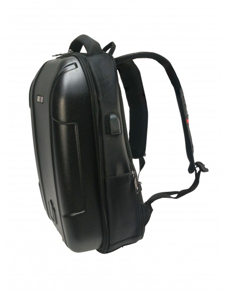 URBANFEEL BACKPACK WITH SECURE CLOSURE WITH BLACK USB CHARGING PORT