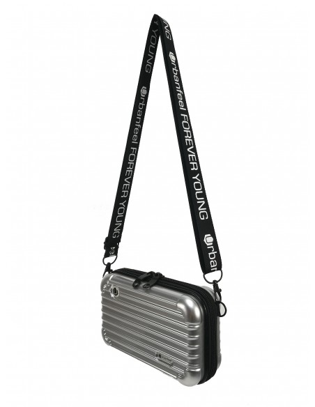 BOLSO RÍGIDO PLATEADO