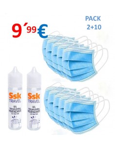 PACK 2 HYDROALCOHOLIC GEL +...