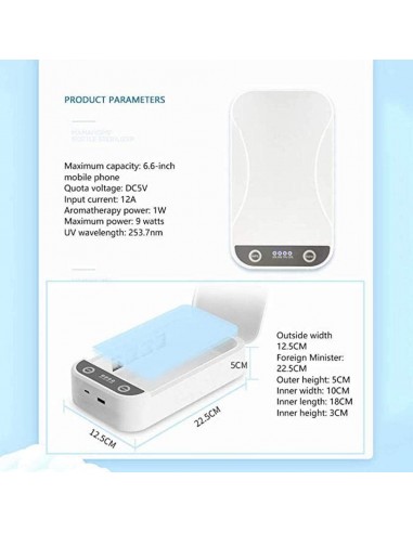 STERILIZING BOX WITH UV RAYS