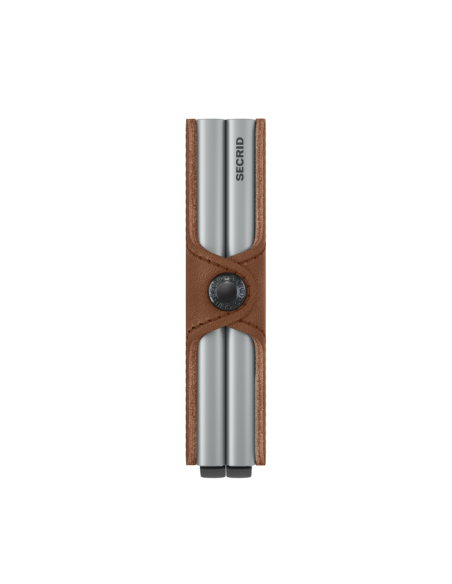 SECRID TWINWALLET VINTAGE COGNAC SILVER