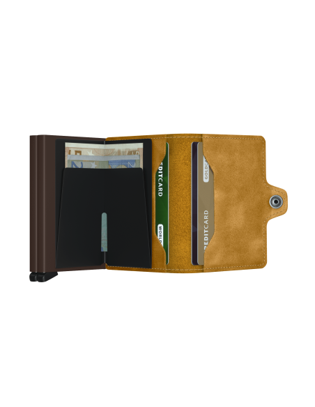 SECRID Cartera Twinwallet Vintage Ochre Brown