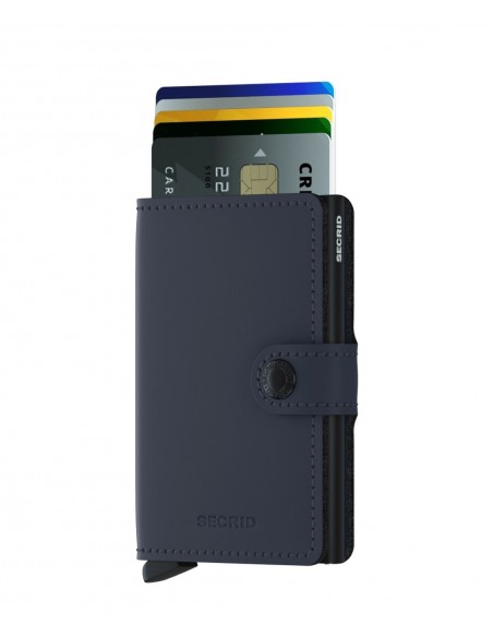 SECRID Cartera Miniwallet Matte Night Blue