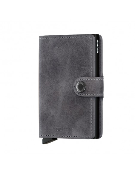 SECRID Cartera Miniwallet Vintage Grey Black