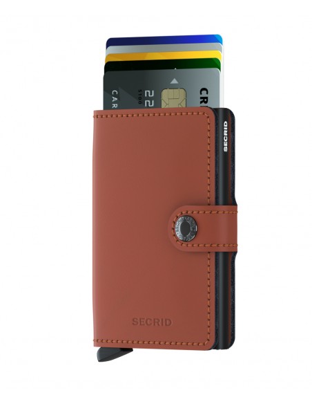 SECRID Cartera Miniwallet Matte Brick Black
