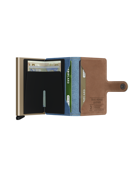 SECRID Cartera Miniwallet Indigo 3 Sand