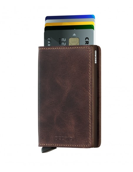 SECRID SLIMWALLET VINTAGE CHOCOLATE