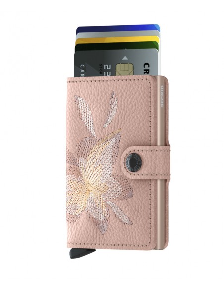 SECRID MINIWALLET STITCH MAGNOLIA ROSE