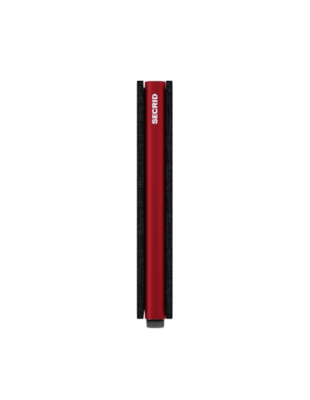 SECRID Cartera Slimwallet Matte Black & Red