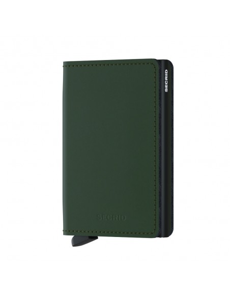 SECRID SLIMWALLET MATTE GREEN BLACK