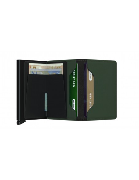SECRID SLIMWALLET MATTE GREEN BLACK