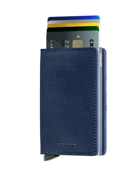 SECRID SLIMWALLET RANGE BLUE TITANIUM
