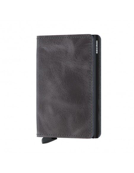 SECRID Cartera Slimwallet Vintage Grey-Black