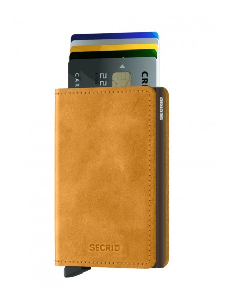 SECRID SLIMWALLET VINTAGE OCHRE