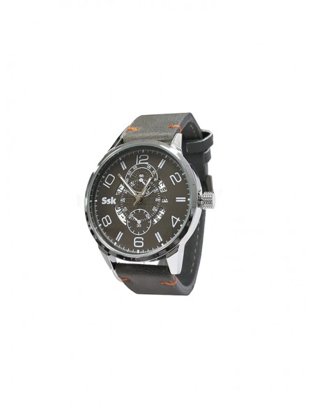 SSK TIME Grey Timber Collection Watch