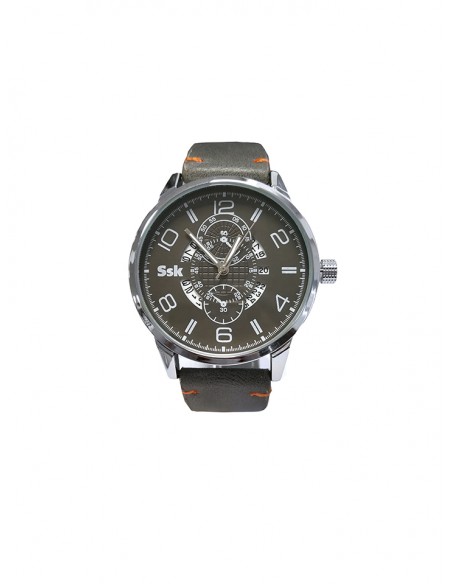 SSK TIME Grey Timber Collection Watch