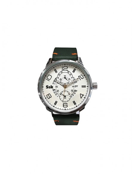 Reloj SSK TIME verde Colección Timber
