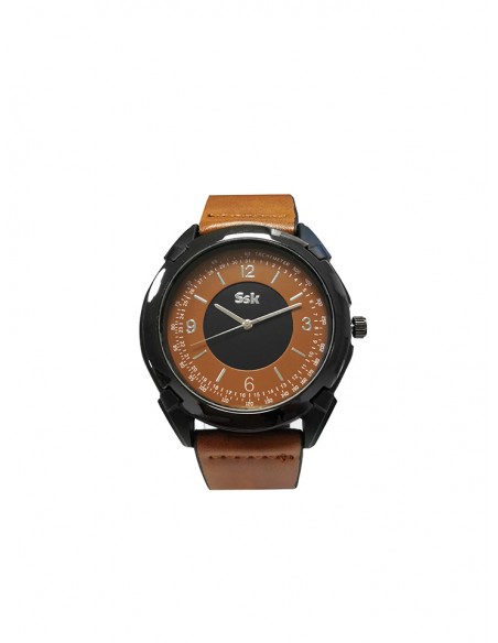 SSK TIME Light Brown Dylan Collection Watch