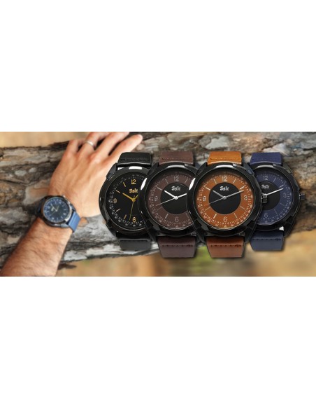 SSK TIME Light Brown Dylan Collection Watch