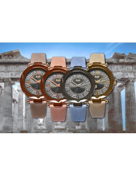 SSK TIME Blue Agnes Collection Watch