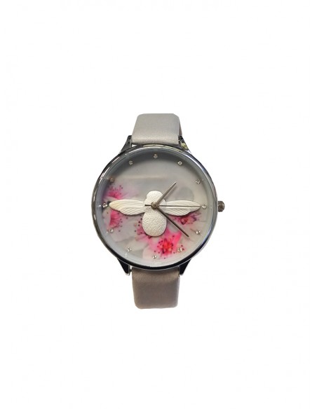 Reloj SSK TIME Gris Colección Abeja