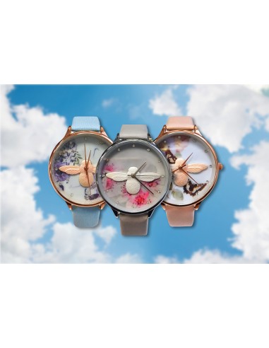 SSK TIME Grey Bee Collection Watch