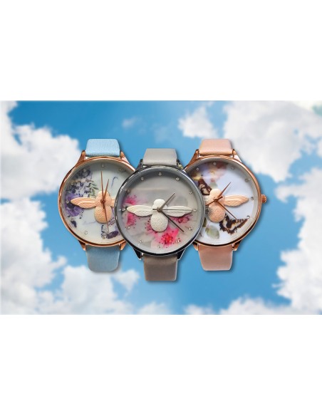 Reloj SSK TIME Gris Colección Abeja