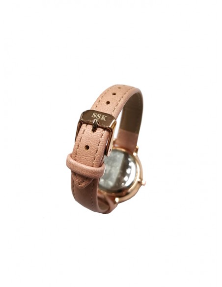 SSK TIME Pink Daisy Collection Watch