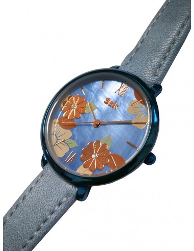 SSK TIME Blue Watch Daisy Collection