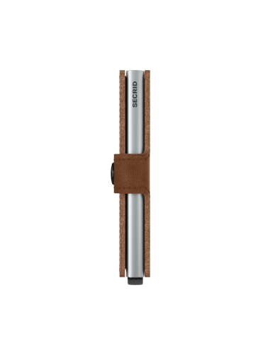SECRID MINIWALLET VINTAGE COGNAC SILVER
