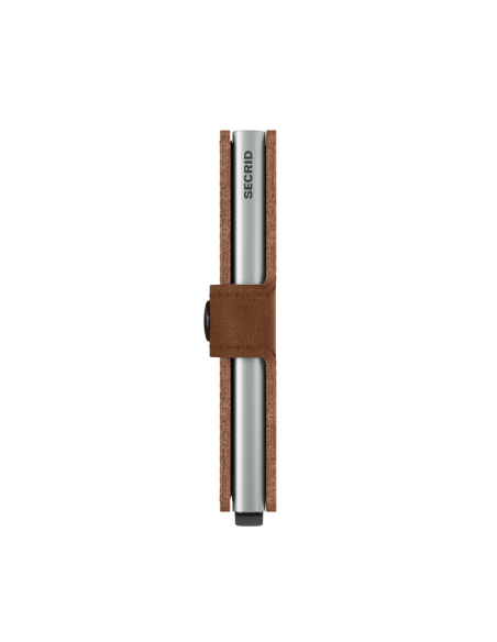 SECRID MINIWALLET VINTAGE COGNAC SILVER