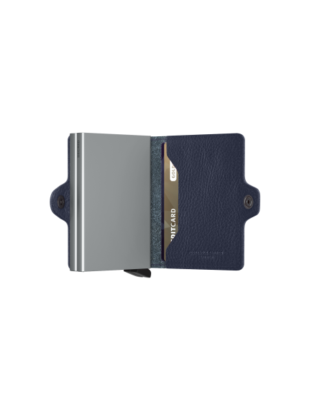 SECRID TWINWALLET VEG NAVY-SILVER