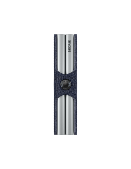 SECRID Cartera Twinwallet Veg Navy-Silver