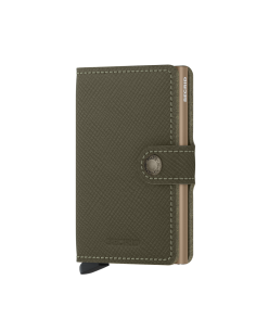 Miniwallet Saffiano Olive