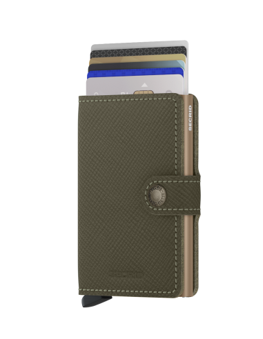 SECRID Cartera Miniwallet Saffiano Olive