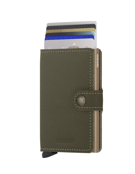 SECRID Cartera Miniwallet Saffiano Olive