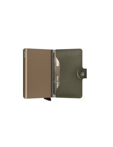 Miniwallet Saffiano Olive
