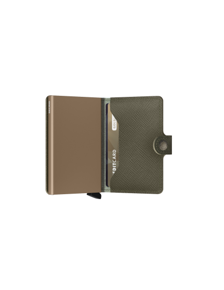 SECRID Cartera Miniwallet Saffiano Olive